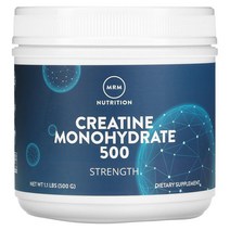 MRM 뉴트리션 Creatine Monohydrate 500 Strength 1.1 lbs (500 g)