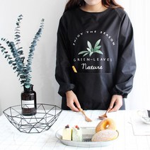 저스트굿 북유럽 맘커플 전신미술가운 유아미술가운