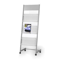 철제 잡지 브로셔 팜플렛 카타로그 리플렛 전단지 홍보물 꽂이 거치대 스탠드 진열대 매거진랙, 일반형잡지꽂이 JH611