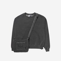 아이앱 스튜디오 피그먼트 스웨트셔츠 & 미니백 블랙 IAB Studio Pigment Sweatshirt & Mini Bag Black