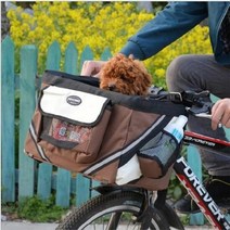 (SM)애완견 자전거 바구니 캐리어, 블루