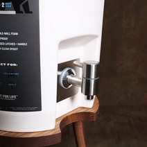 스탠리 워터저그 수도꼭지 디스펜서 캠퍼 물샘방지키트, 기본 스탠리용 수도꼭지(스텐판+누수방지키트)