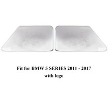 시트우퍼 자동차용BMW 5 시리즈용 ABS 자동차 인테리어 시트 에어컨 콘센트 아래 벤트 더스트 플러그 스피, 02 silver with logo
