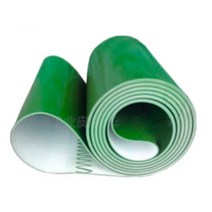 둘레: 1300mm x 구멍에) 녹색 PVC 산업 전송 라인 컨베이어 벨트, 한개옵션0