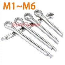 고정핀 R핀 스냅핀 50 5Pcs 304 스테인레스 스틸 U 모양 타입 봄 코터 머리 핀 GB91 [M1 M6] 분할 클램프 트랙터 자동차 오픈 탄성 클립 295138, M1.5 (50Pcs), 20mm