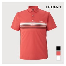 인디안 INDIAN 면혼방 한기장 에리형 티셔츠_MITASYM3131