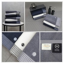 송월호텔커넥션 톤40 송월타월 수건 판촉 무료자수 포장 승원타올 개업선물 답례품 호텔수건, 청색