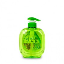 스토어31 자연퐁 솔잎 (490ml 본품) 주방세제 비린내 퐁퐁 찌든때제거 대용량세제 기름기, 단품
