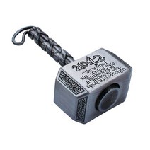 피젯스피너 롤러 핑거 장난감 스트레스 완화 큐브 WooBong 금속 토르의 망치 스피너 토스 배틀 해머 피젯, 02 Silver