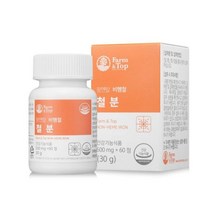 임산부 비헴철 철분제 60정 2개월분 건강기능식품, 500mg * 60정