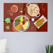 ts470-아크릴액자 한국의맛01(대형)