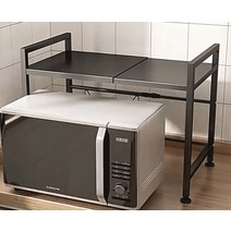 전자레인지 위 선반 길이조절 수납장 주방수납 2단선반