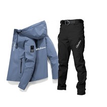 낚시 방한복 고어텍스 동계 방한 낚시복 겨울 캐주얼 솔리드 셔츠 방수 자켓 바지 세트 야외 스포츠 의류 태양 보호 봄 여름, [07] Asian size 5XL, [04] 004