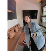 수입 밍크 조끼 퍼 베스트 자켓 명품 모피조끼 폭스 토끼 털조끼 인조 밍크조끼 2022 겨울 스타일의 파이 극복 트위드 스티칭 여성 분리형 젊은 모 여우 모피 코트