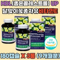 달맞이꽃 종자유 감마리놀렌산 GLA 오메가6 콜레스트롤 균형 달맞이유 달맞이꽃 불포화지방산 프로스타글란딘 에스트로겐 에스트로벤 소포리 코시드 코사이드 중년 갱년기 여성 40 50대