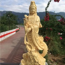 가정용 입상 불상 용 승천 관세음보살 부처님상 불교 용품 장식품