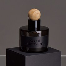 센트몬스터 프리미엄 블랙 차량용 디퓨저 고급 방향제 120ml, BookShop (북샵), 1개