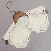 목폴라 페이크카라 넥카라 워머 칼라 빈티지 궁전 인형 크로 셰 뜨개질 레이스 반 셔츠 목걸이
