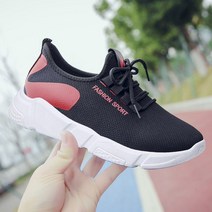 봄과 가을 새로운 통기성 스니커즈 조커 러닝 플랫 슈즈