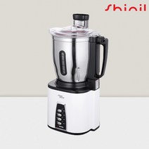 신일 대형 믹서기 4.5L 스텐 대용량 다용도 후드 믹서 분쇄기 얼음 푸드프로세서 초고속 블렌더 블랜더, 화이트