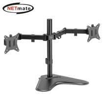 [강원전자] 스탠드형 듀얼 모니터암 NETmate NM-MA18 [최대 32형]