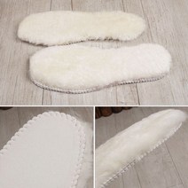 보보스 천연 양털 깔창-화이트