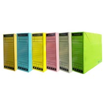 오피스존 OEM 문서보관상자 A4, 노랑