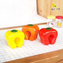 [아가드] 피망도어쿠션 (문닫힘방지/도어스토퍼/유아안전용품), 피망 도어쿠션 오렌지