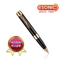 메모큐 볼펜 녹음기 PCM-007, PCM-007(4GB), 블랙+골드