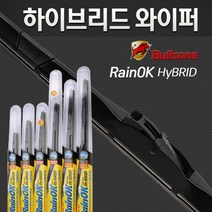 불스원 레인OK 초발수 메탈 하이브리드 와이퍼 450mm, 500mm