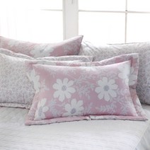 지베딩 순면60수 아델 베개커버, 핑크