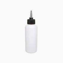 150ml 공병/DT150 뾰족캡, 백색용기/검정캡, 1개