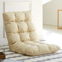 블루밍홈 PU파스텔좌식의자, 아이보리