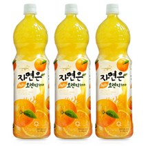 웅진식품 자연은 오렌지100 1.5L*12펫, 1.5L, 12개