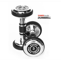 파워헬스산업 pvc아령, 16kg, BLACK