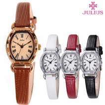 쥴리어스 여성 레이베너 가죽시계