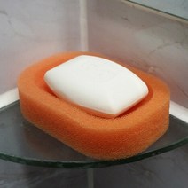 고디씨 스펀지 비누받침, 오렌지, 1개