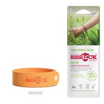 벅스락 방향밴드 모기기기피 밴드 오렌지 4개, 1세트