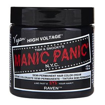 MANIC PANIC 매닉패닉헤어컬러 염색약 헤어매니큐어, RAVEN, 1개