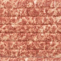 리얼 폼블럭 벽돌 인테리어 단열벽지, 레드