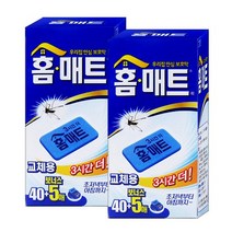 홈매트 매트형 모기퇴치제 리필, 45매, 2개