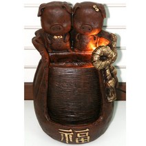 마이데코 탁상용 실내 분수대 모음, 복돼지, 1개
