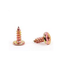 (50묶음)번호판 보조 볼트 교체형 너트 피스, 둥근머리피스6mm, 1개