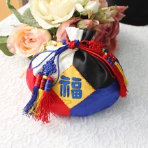 오색 손수 복주머니