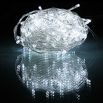 종로조명 블링블링 앵두전구 LED 300구 점멸기일체형 투명선, 백색
