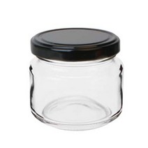 글라스락 유리병/잼병 Low 500g(400ml) 유리용기, 400ml, 잼병Low 500g(400ml)-블랙 1개