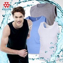 티팜 남성용 면 후렌치 나시 티셔츠