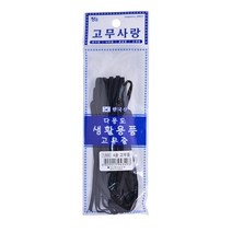 고무사랑 다용도고무줄, 4골고무줄(검정), 1봉, 1개