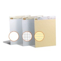 3M 이젤패드 3종 566 슈퍼스티키 월패드 일반 포스트잇, 화이트, 2개입