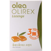 OLEA 올리렉스 로젠지 無설탕목캔디, 48g, 1개, 1개